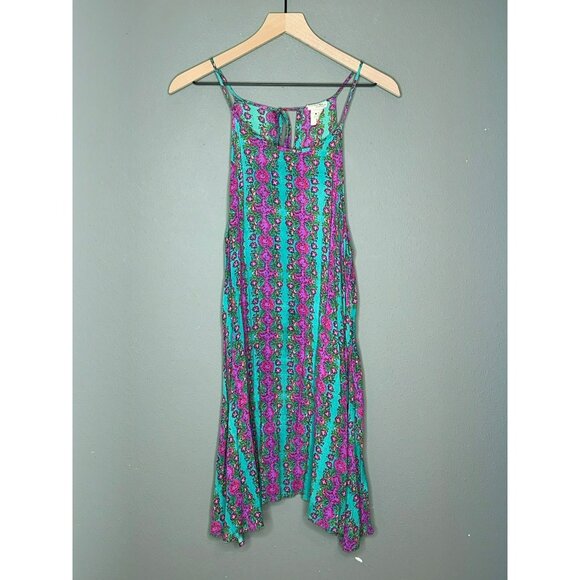 Natural Life Women's Large Mini Dress Flowy Strappy - Picture 2 of 7